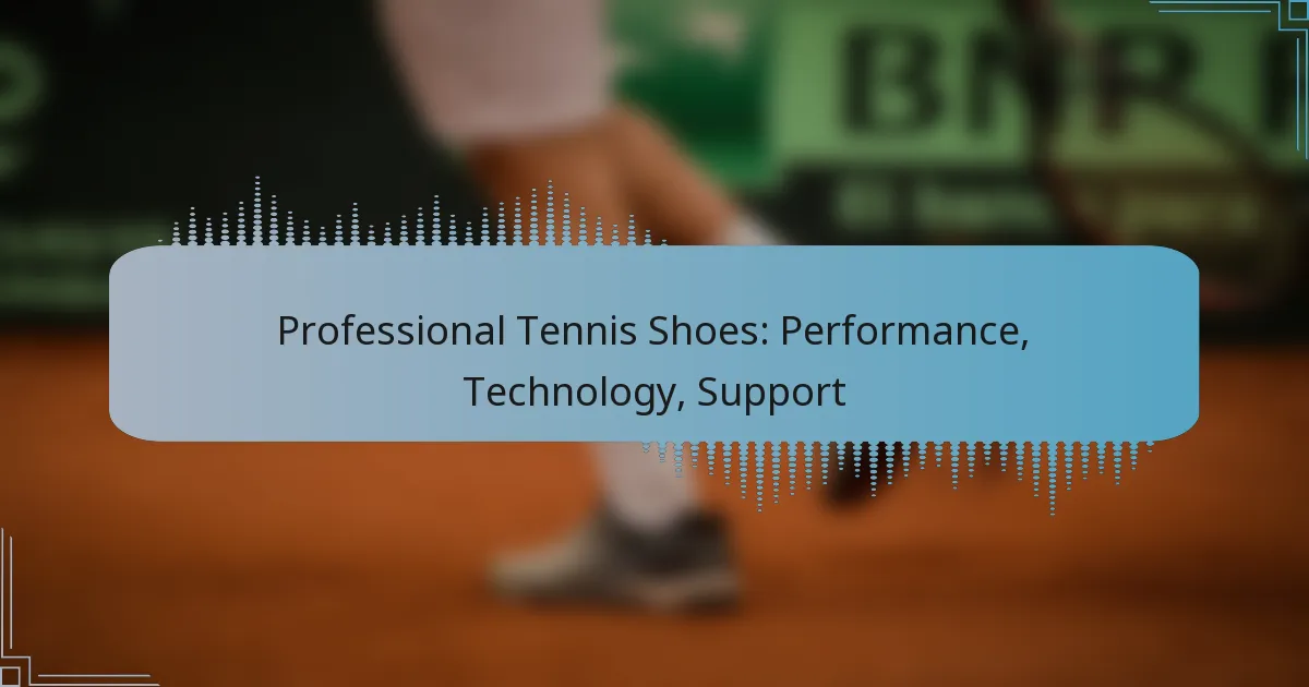 Professional Tennis Shoes: Performance, Technology, Support