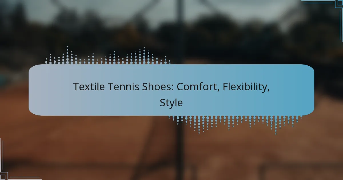 Textile Tennis Shoes: Comfort, Flexibility, Style